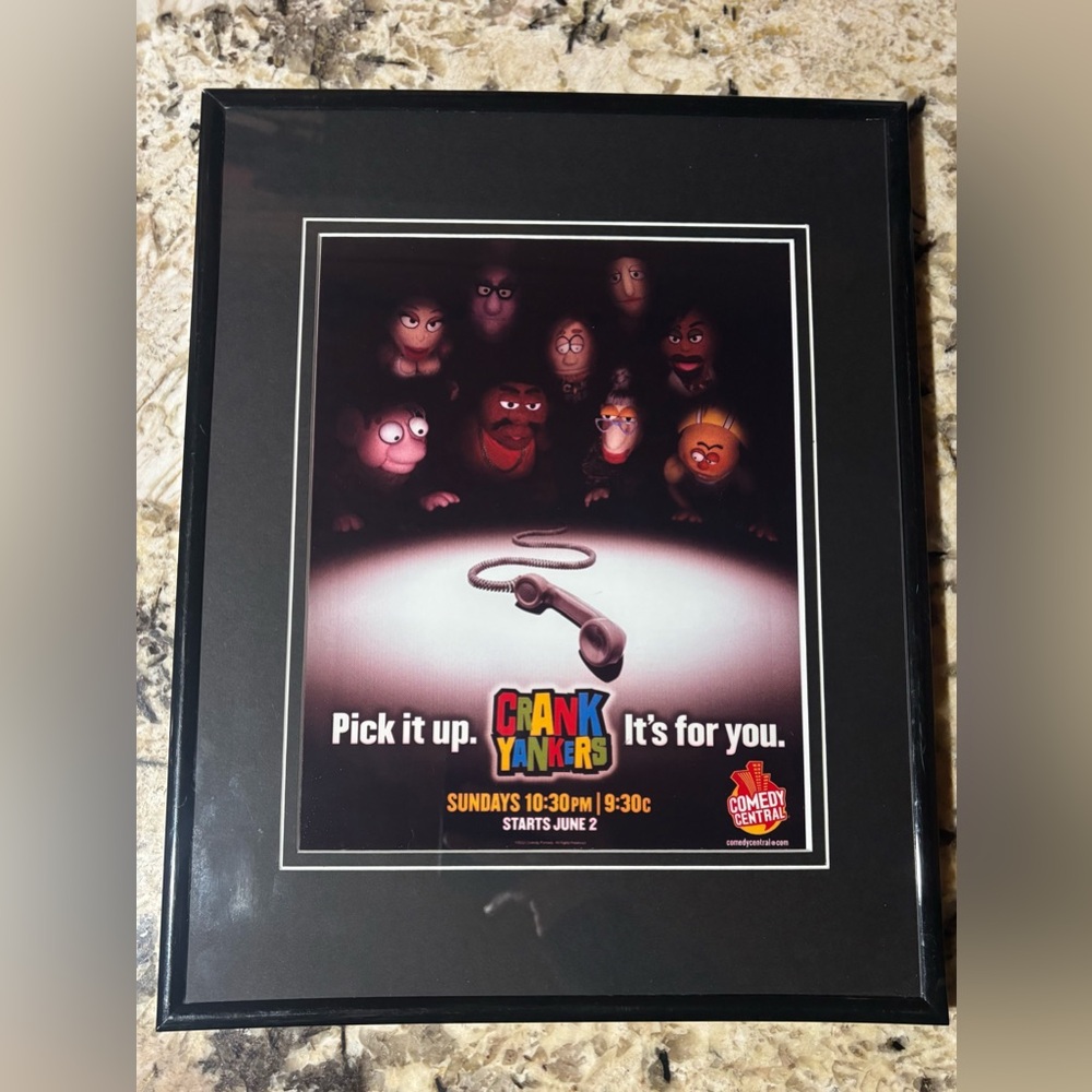 Comedy Central Crank Yankers Matted Photo
